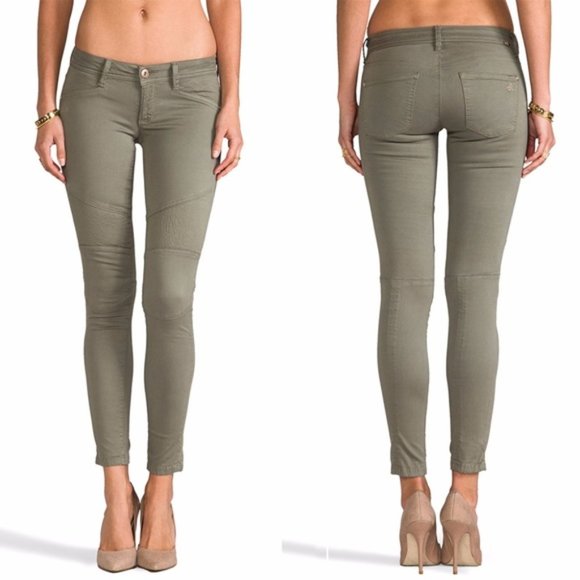 DL1961 'Harlow' Moto Black Skinny Jeans NWOT - Picture 2 of 12